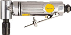 Value Collection - 1/4" Collet, Angle Handle, Air Angle Die Grinder - 22,000 RPM, Front Exhaust, 4 CFM, 0.3 hp, 90 psi, 1/4 NPT Inlet - All Tool & Supply