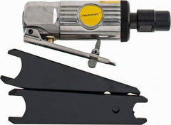 Value Collection - 1/4" Collet, Straight Handle, Air Straight Die Grinder - 25,000 RPM, Front Exhaust, 4 CFM, 0.3 hp, 90 psi, 1/4 NPT Inlet - All Tool & Supply