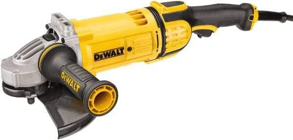 DeWALT - 9" Wheel Diam, 6,500 RPM, Corded Angle & Disc Grinder - 5/8-11 Spindle, 120 Volts - All Tool & Supply