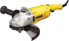 DeWALT - 9" Wheel Diam, 6,500 RPM, Corded Angle & Disc Grinder - 5/8-11 Spindle, 120 Volts - All Tool & Supply