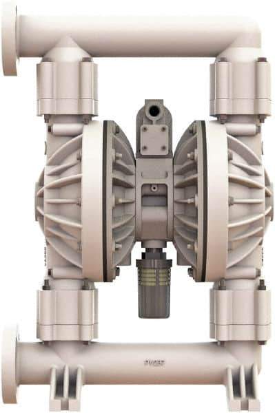 Versa-Matic - 2" NPT, Air Operated Diaphragm Pump - Santoprene Diaphragm, Polypropylene Housing - All Tool & Supply