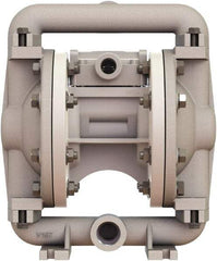 Versa-Matic - 1/2" NPT, Air Operated Diaphragm Pump - PTFE Diaphragm, Aluminum Housing - All Tool & Supply