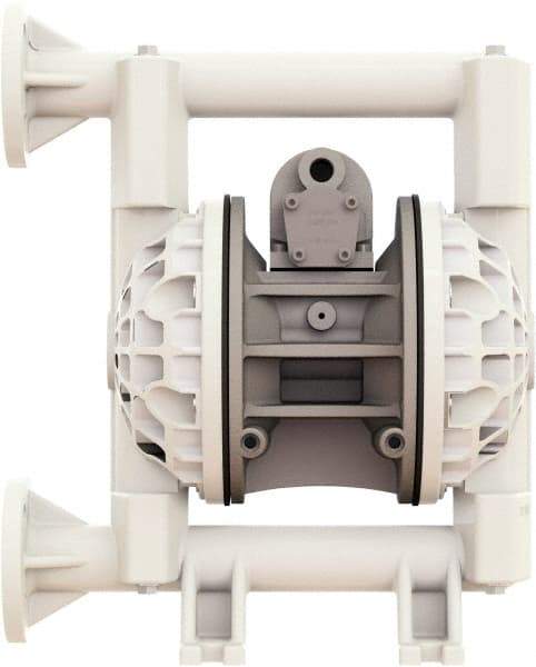 Versa-Matic - 1" NPT, Air Operated Diaphragm Pump - Santoprene Diaphragm, Polypropylene Housing - All Tool & Supply