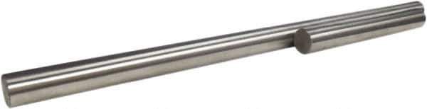 Made in USA - 1/2" Diam, 3' Long, 303 Stainless Steel Standard Round Linear Shafting - All Tool & Supply
