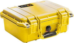 Pelican Products, Inc. - 11-5/8" Wide x 6" High, Clamshell Hard Case - Yellow, Polyethylene - All Tool & Supply