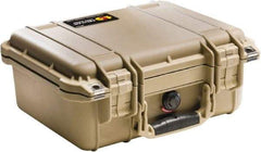 Pelican Products, Inc. - 11-5/8" Wide x 6" High, Clamshell Hard Case - Tan, Polyethylene - All Tool & Supply