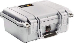 Pelican Products, Inc. - 11-5/8" Wide x 6" High, Clamshell Hard Case - Silver, Polyethylene - All Tool & Supply