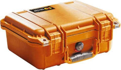 Pelican Products, Inc. - 11-5/8" Wide x 6" High, Clamshell Hard Case - Orange, Polyethylene - All Tool & Supply