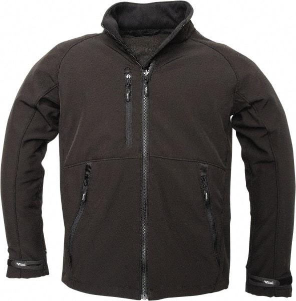 Viking - Size L Cold Weather Jacket - Black, Polyester, Zipper Closure, 43" Chest - All Tool & Supply