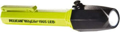 Pelican Products, Inc. - White LED Bulb, 34 Lumens, Industrial/Tactical Flashlight - Yellow Plastic Body, 2 AAA Alkaline Batteries Included - All Tool & Supply