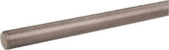 Made in USA - 1-3/4-5 UNC (Coarse), 3' Long, Stainless Steel General Purpose Threaded Rod - Uncoated, Right Hand Thread - All Tool & Supply