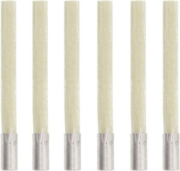 Value Collection - Glass Fiber Scratch Brush Tip Refill - 4-45/64" Brush Length, 4-45/64" OAL, 1-13/64" Trim Length - All Tool & Supply
