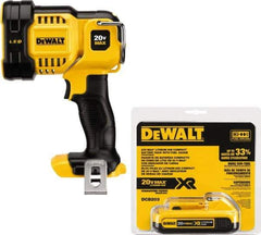 DeWALT - 20 Volts, 1000 Lumens, Cordless Work Light - White/Red, 4 hr Run Time - All Tool & Supply