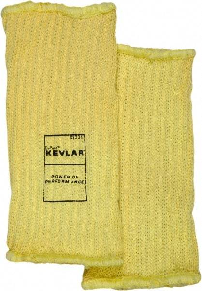 MCR Safety - Size Universal, Yellow Kevlar Cut Resistant Sleeve - 7" Long Sleeve, Elastic Opening at Both Ends - All Tool & Supply