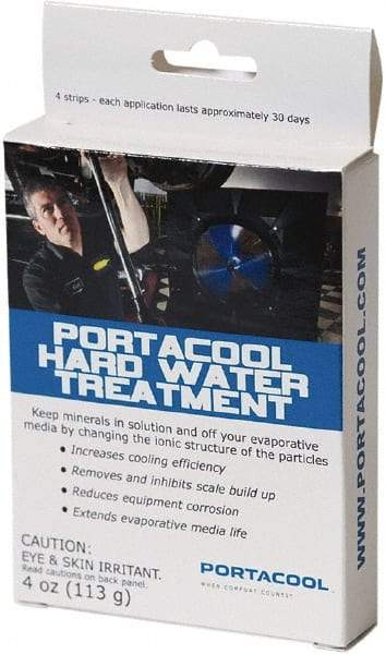 PortaCool - 4 x30 Day, Evaporative Cooler Mineral Treatment - 5-1/2" Long x 3/4" Wide x 3-3/4" High, For Use with All Portacool Units - All Tool & Supply