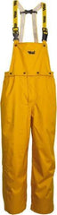 Viking - Size S, Yellow, Rain, Wind Resistant Bib Overall - No Pockets - All Tool & Supply