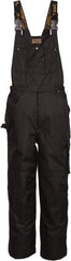 Viking - Size L, Black, Rain, Wind Resistant Bib Overall - No Pockets - All Tool & Supply