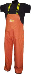 Viking - Size L, Orange, Rain, Wind Resistant Bib Overall - No Pockets - All Tool & Supply