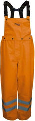 Viking - Size S, High Visibility Orange, Rain, Wind Resistant Bib Overall - No Pockets - All Tool & Supply