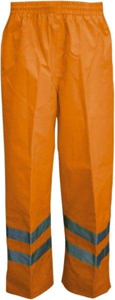 Viking - Size 2XL, High Visibility Orange, Rain, Wind Resistant Pants - No Pockets - All Tool & Supply