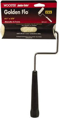 Wooster Brush - 11" Long, 3/8" Nap, Mini Knit - 6-1/2" Wide, Steel Frame, Includes Roller Cover & Frame - All Tool & Supply