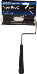 Wooster Brush - 11" Long, 3/8" Nap, Mini Woven - 6-1/2" Wide, Steel Frame, Includes Roller Cover & Frame - All Tool & Supply