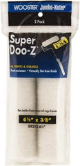 Wooster Brush - 3/8" Nap, 6-1/2" Wide Paint Mini Roller - Medium Texture, Woven - All Tool & Supply