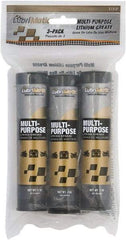 LubriMatic - 3 oz Cartridge Lithium General Purpose Grease - Black, 280°F Max Temp, NLGIG 1-1/2, - All Tool & Supply