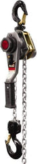 Jet - 3,000 Lb Lifting Capacity, 5' Lift Height, Lever with Overload Protection Hoist - Made from Chain - All Tool & Supply