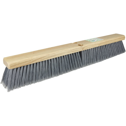 24″ Green Works Sweep, Fine Grey Fill with Rubberwood Block - All Tool & Supply