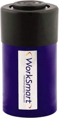 Value Collection - 25 Ton, 1.02" Stroke, 5.25 Cu In Oil Capacity, Portable Hydraulic Single Acting Cylinder - 5.15 Sq In Effective Area, 5.63" Lowered Ht., 6.65" Max Ht., 2.56" Cyl Bore Diam, 2.24" Plunger Rod Diam, 10,000 Max psi - All Tool & Supply