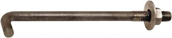 Value Collection - 3/4-10, 15" OAL Bent Anchor Bolt - Grade 2 Steel - All Tool & Supply