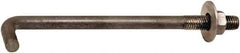 Value Collection - 3/4-10, 15" OAL Bent Anchor Bolt - Grade 2 Steel - All Tool & Supply