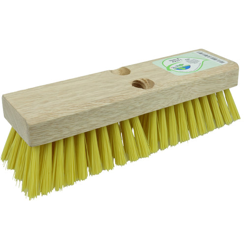 10″ - Deck Scrub Brush, Recycled PET Fill and Foam Block - All Tool & Supply