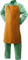 Steiner - 24 x 36" Flame Resistant/Retardant Bib Apron - Cotton, 12 oz Material, Brown, Strap Closure - All Tool & Supply