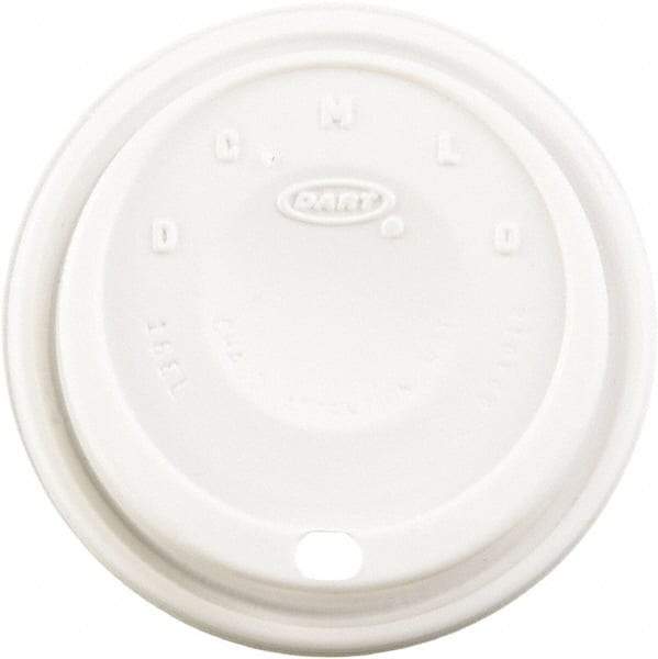 DART - Cappuccino Dome Sipper Lids, Fits 12-24 oz Cups, 1000/Carton - White - All Tool & Supply