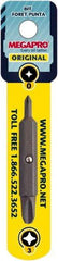 Megapro - #0 & #3, Hex Drive Phillips Insert Screwdriver Bit - 1/4" Drive, 2" OAL - All Tool & Supply