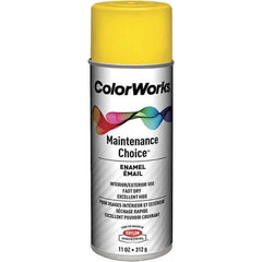 Krylon - Citrus Yellow, 11 oz Net Fill, Gloss, Enamel Spray Paint - All Tool & Supply