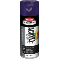 Krylon - Purple, 12 oz Net Fill, Gloss, Aerosol Spray Paint - 15 to 20 Sq Ft per Can, 16 oz Container - All Tool & Supply