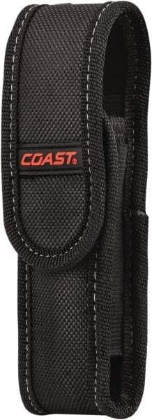 Coast Cutlery - Nylon/Polyester Handheld Flashlight (General Purpose & Industrial) Flashlight Sheath - Black, Compatible with Coast Batteries - All Tool & Supply