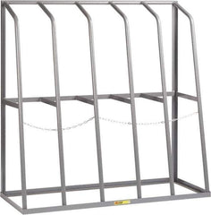 Little Giant - 5 Bay, 1,500 Lb per Bay Capacity, Gray Bar Rack - 60" Wide x 60" High x 24" Deep, Steel - All Tool & Supply