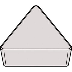 Kennametal - TPU322 Grade KCP25B Carbide Turning Insert - TiOCN Finish, 60° Triangle, 3/8" Inscr Circle, 1/8" Thick, 1/32" Corner Radius - All Tool & Supply