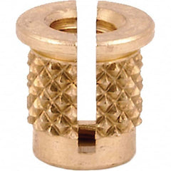 E-Z LOK - Press Fit Threaded Inserts Type: Flanged For Material Type: Plastic - All Tool & Supply