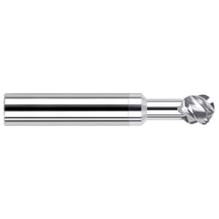 Harvey Tool - 1/4" Diam 270° Wrap Angle 0.213" LOC 4-Flute TiB2 Finish Undercut End Mill - Exact Industrial Supply