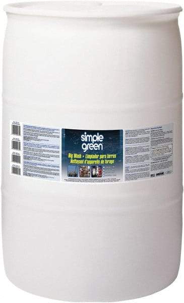 Simple Green - 55 Gal Drum Cleaner/Degreaser - Liquid, Alkaline, Unscented - All Tool & Supply