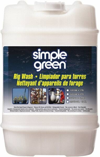 Simple Green - 5 Gal Bucket Cleaner/Degreaser - Liquid, Alkaline, Unscented - All Tool & Supply