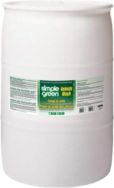 Simple Green - 55 Gal Pressure Washing Vehicle Wash - Drum, Water Soluble Neutral Cleaner Formula - All Tool & Supply