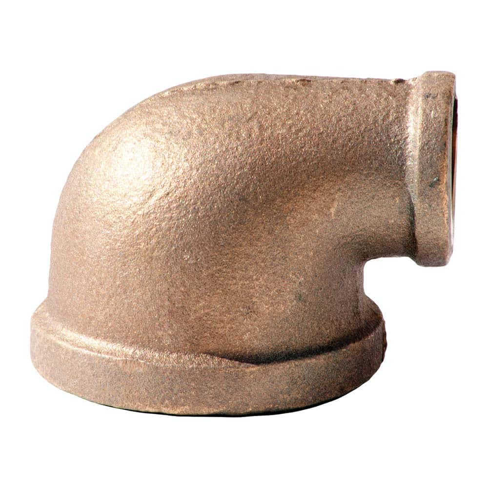 Merit Brass - Brass & Chrome Pipe Fittings Type: Reducing Elbow Fitting Size: 1 x 1/2 - All Tool & Supply