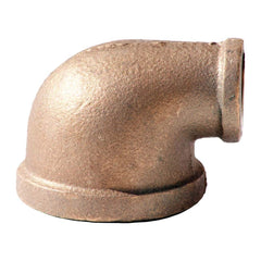 Merit Brass - Brass & Chrome Pipe Fittings Type: Reducing Elbow Fitting Size: 1/4 x 1/8 - All Tool & Supply