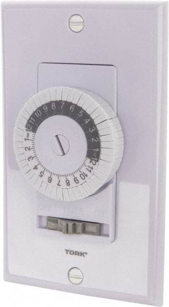 TORK nsi - 30 min Indoor Analog Spring-wound Mechanical Timer - 24 On/Off per wk, 125 VAC, 60 Hz, 2,500 Watts, 48 Modes - All Tool & Supply